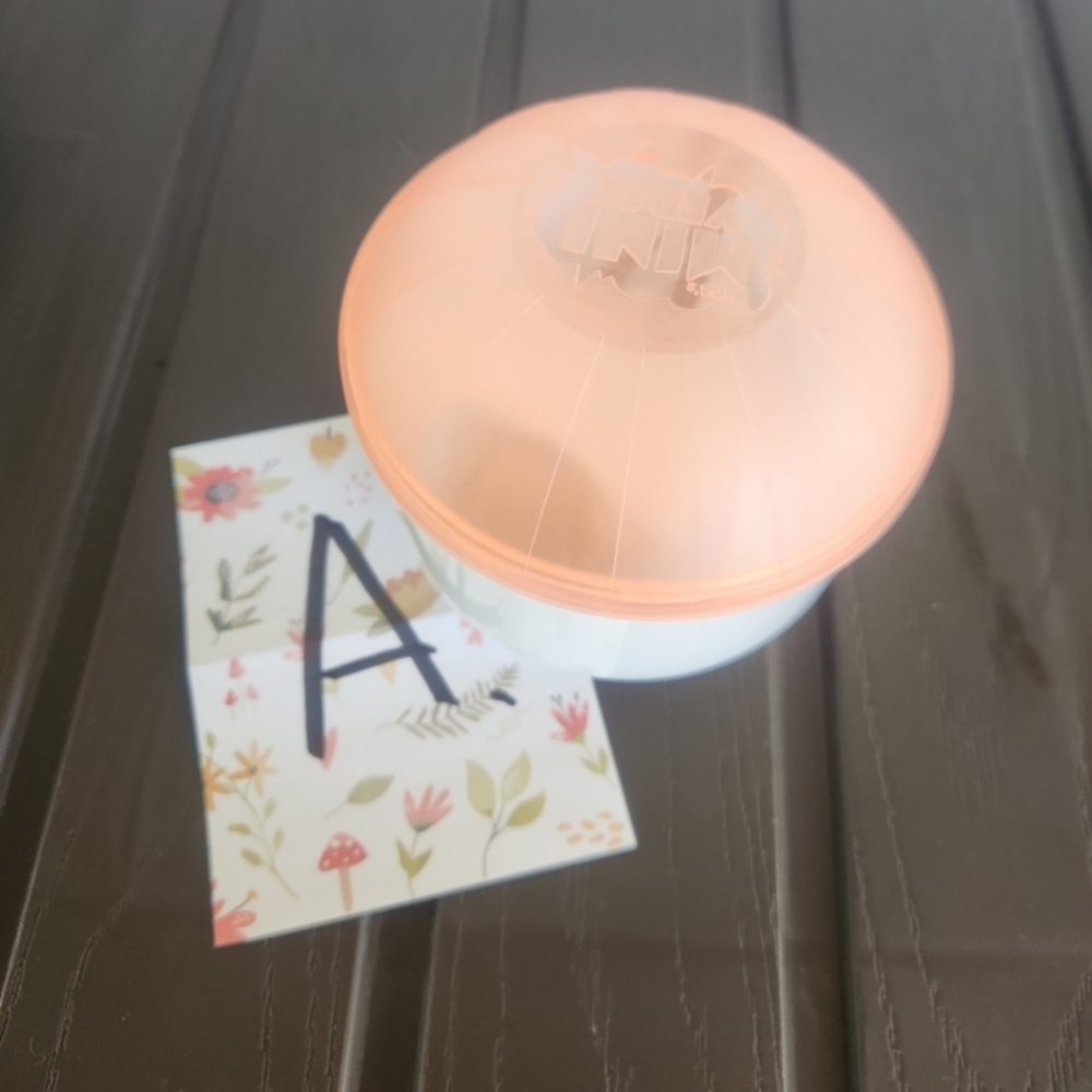 Peach and White Round MiniBrands Suprise